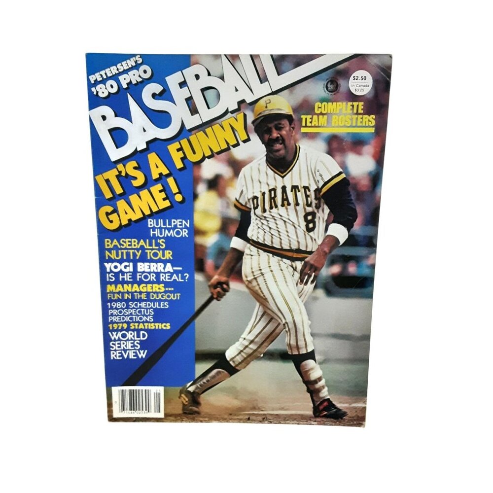 Petersens 1980 Pro Baseball Magazine Willie Stargell Pittsburgh Pirates vintage